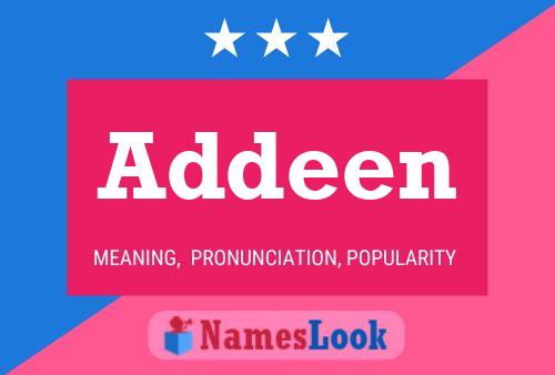 Addeen Name Poster