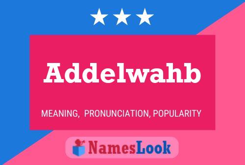 Addelwahb Name Poster