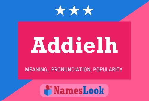 Addielh Name Poster