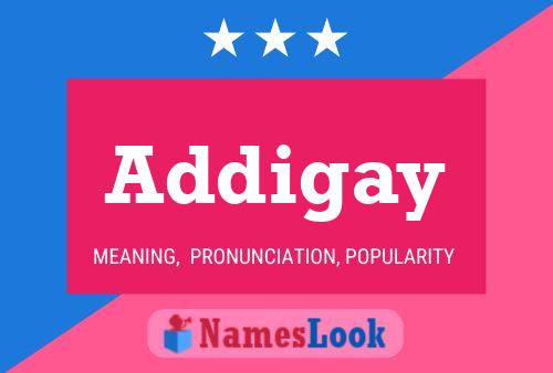 Addigay Name Poster