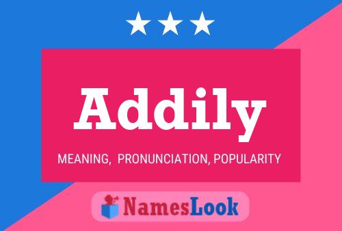 Addily Name Poster