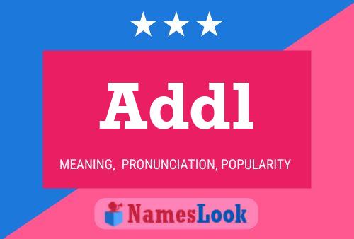 Addl Name Poster