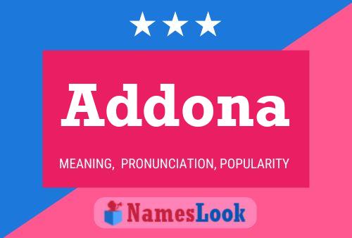 Addona Name Poster