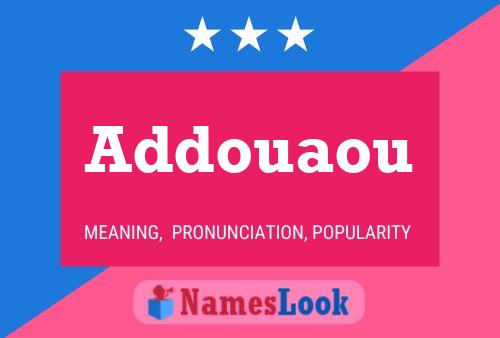 Addouaou Name Poster