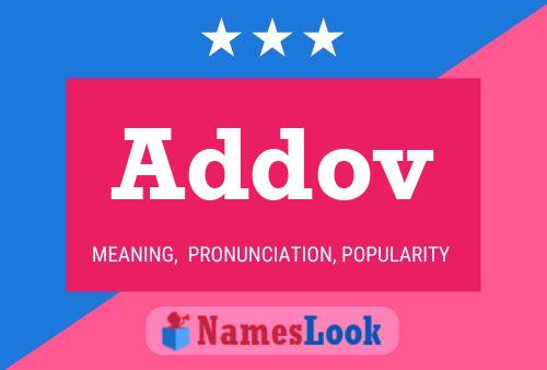 Addov Name Poster