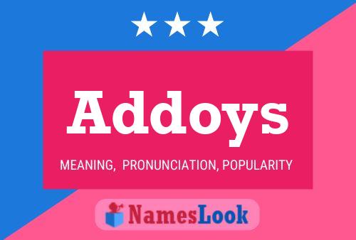 Addoys Name Poster