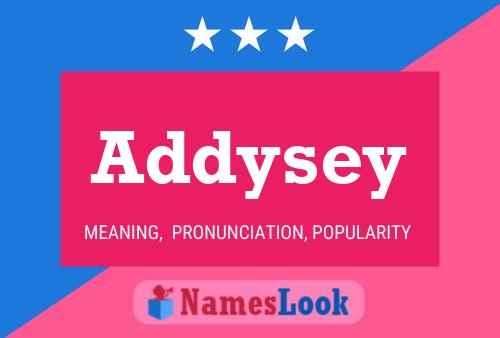 Addysey Name Poster