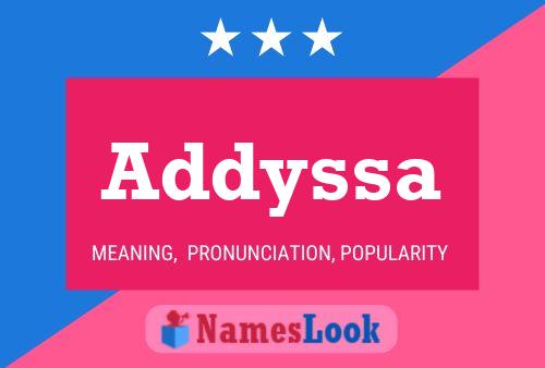 Addyssa Name Poster