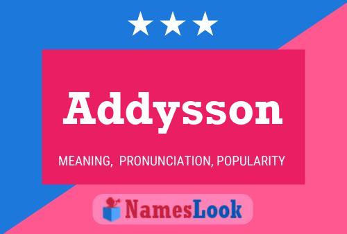 Addysson Name Poster