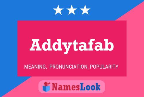 Addytafab Name Poster