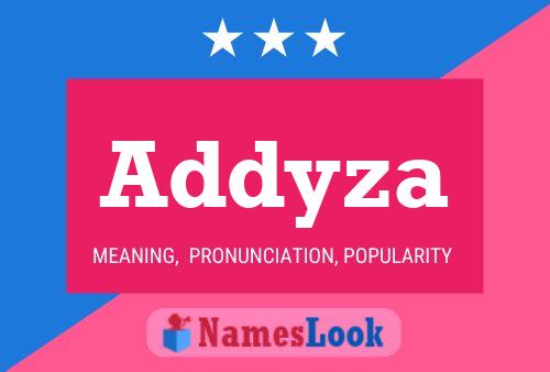 Addyza Name Poster