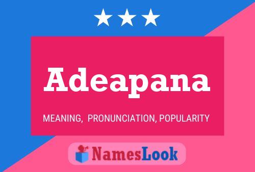 Adeapana Name Poster