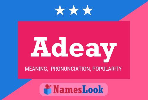 Adeay Name Poster