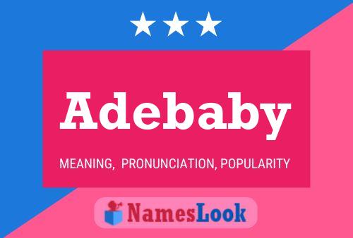 Adebaby Name Poster