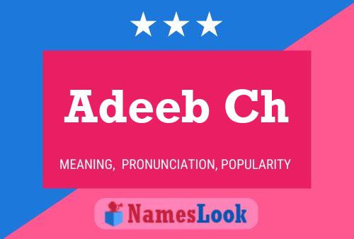 Adeeb Ch Name Poster