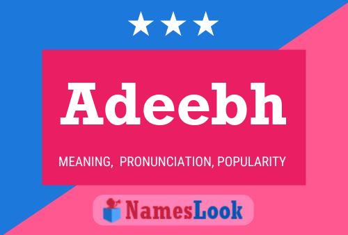 Adeebh Name Poster