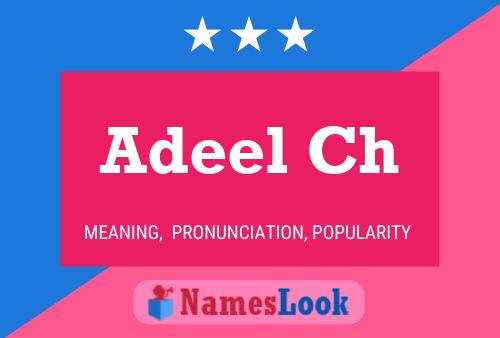 Adeel Ch Name Poster