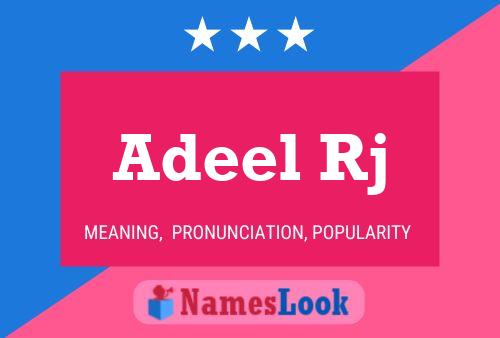 Adeel Rj Name Poster