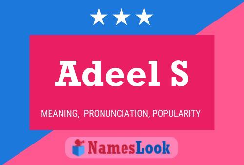 Adeel S Name Poster