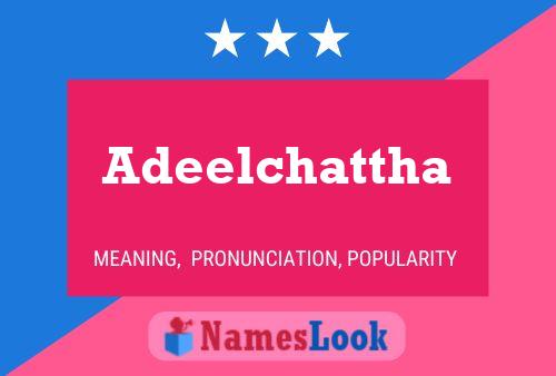 Adeelchattha Name Poster