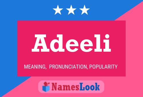 Adeeli Name Poster