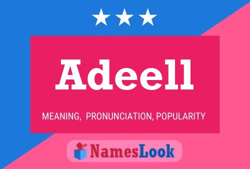 Adeell Name Poster