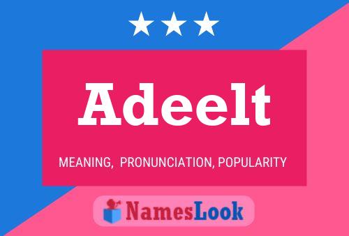 Adeelt Name Poster