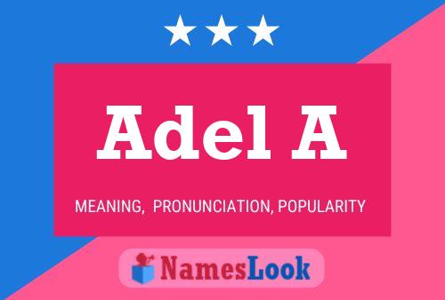 Adel A Name Poster