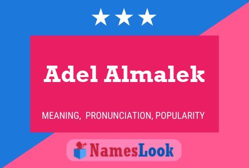 Adel Almalek Name Poster