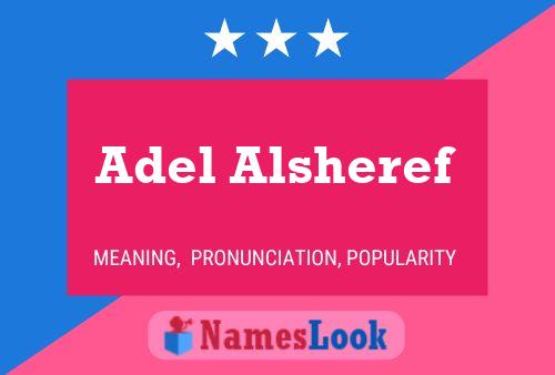 Adel Alsheref Name Poster