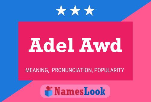 Adel Awd Name Poster