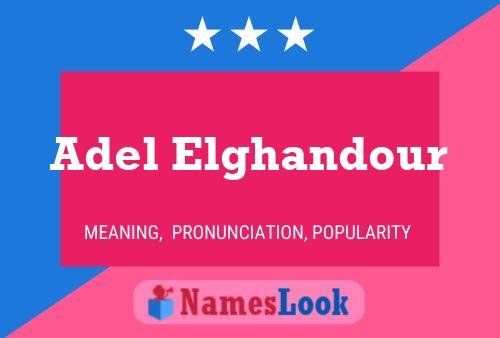 Adel Elghandour Name Poster