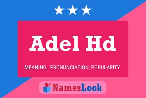 Adel Hd Name Poster