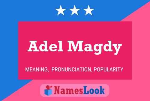 Adel Magdy Name Poster