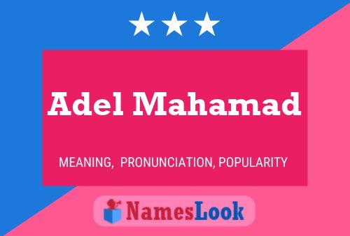 Adel Mahamad Name Poster