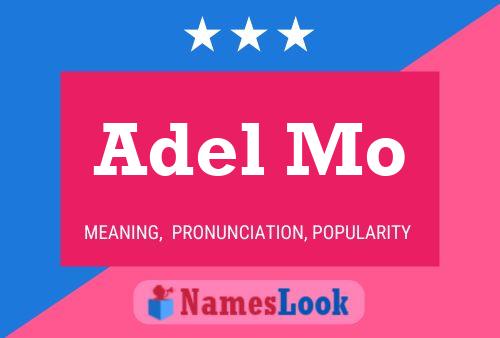 Adel Mo Name Poster