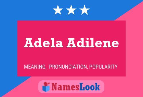 Adela Adilene Name Poster