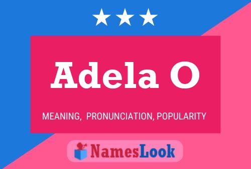 Adela O Name Poster