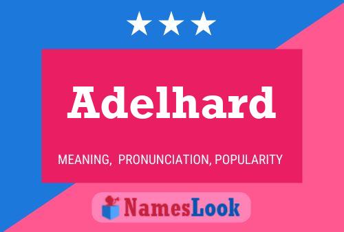 Adelhard Name Poster