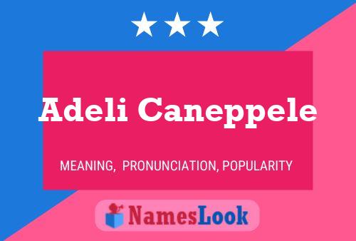 Adeli Caneppele Name Poster