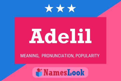 Adelil Name Poster