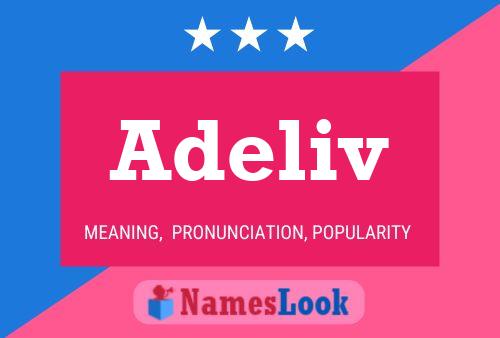 Adeliv Name Poster