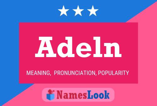 Adeln Name Poster