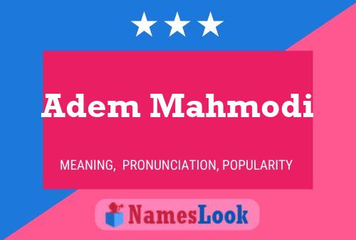 Adem Mahmodi Name Poster