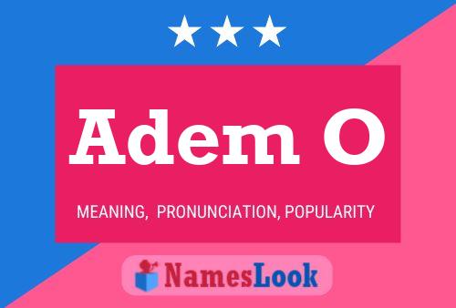 Adem O Name Poster