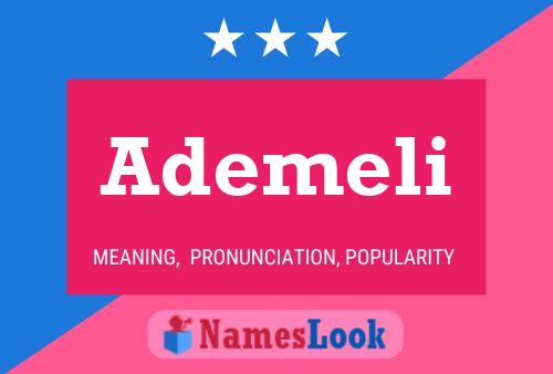 Ademeli Name Poster