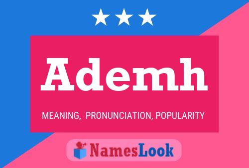 Ademh Name Poster