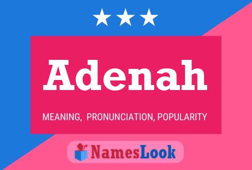 Adenah Name Poster