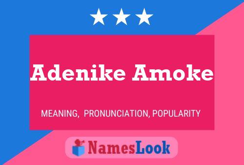 Adenike Amoke Name Poster