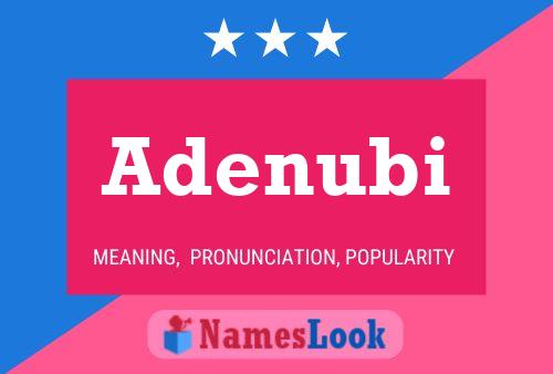 Adenubi Name Poster